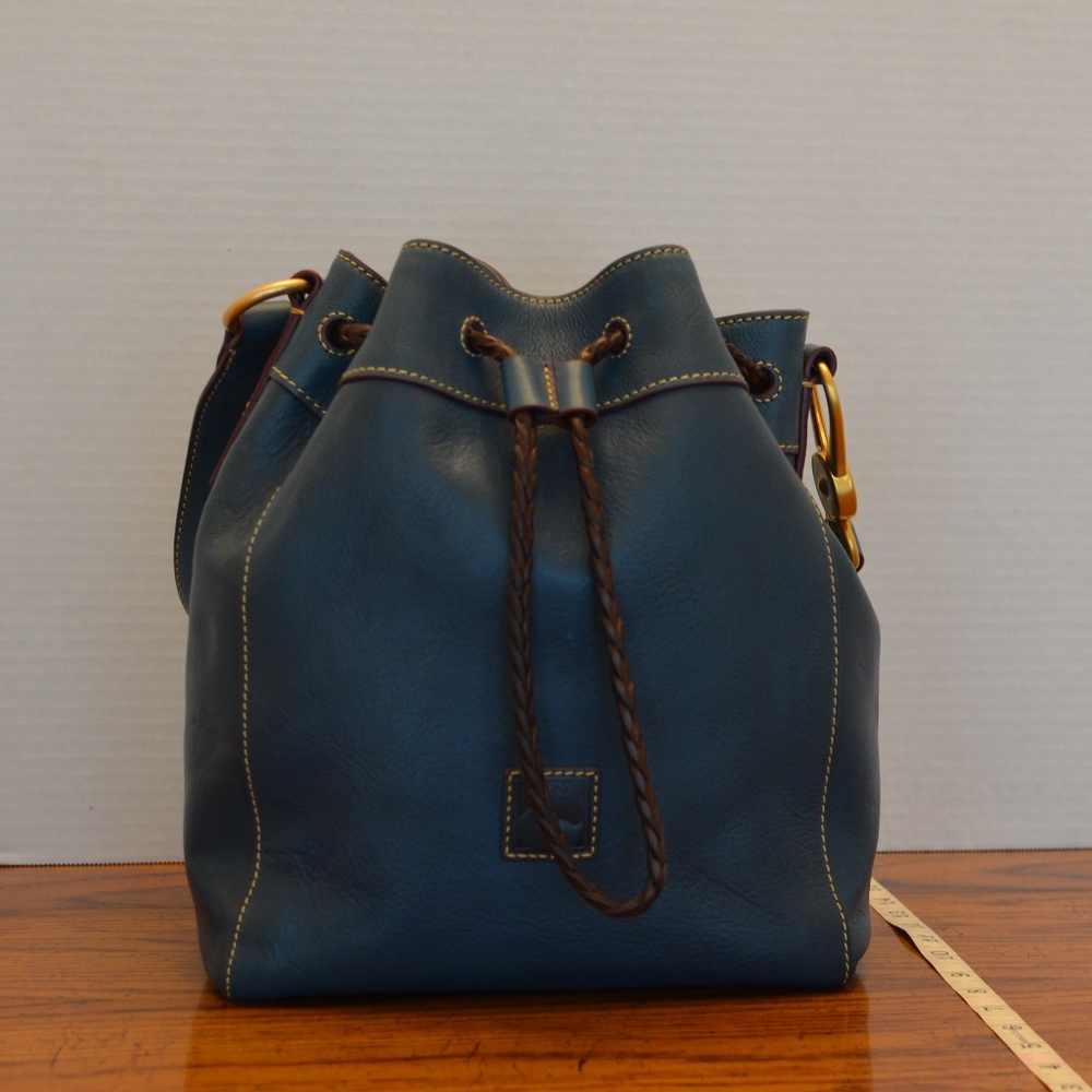 Dooney & Bourke Drawstring Italian Vaccetta leather